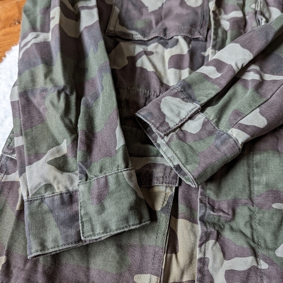 Urban OUTFITTERS ecoté camo camouflage army fatigue jacket small - Picture 6 of 16